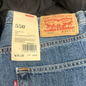 Levi's 550 Men's Classic Blue Jeans